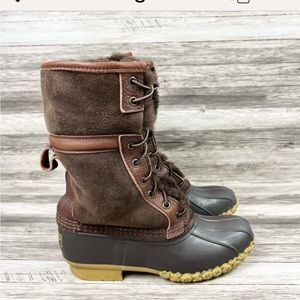 LLBean shearling winter boots. Excellent condition